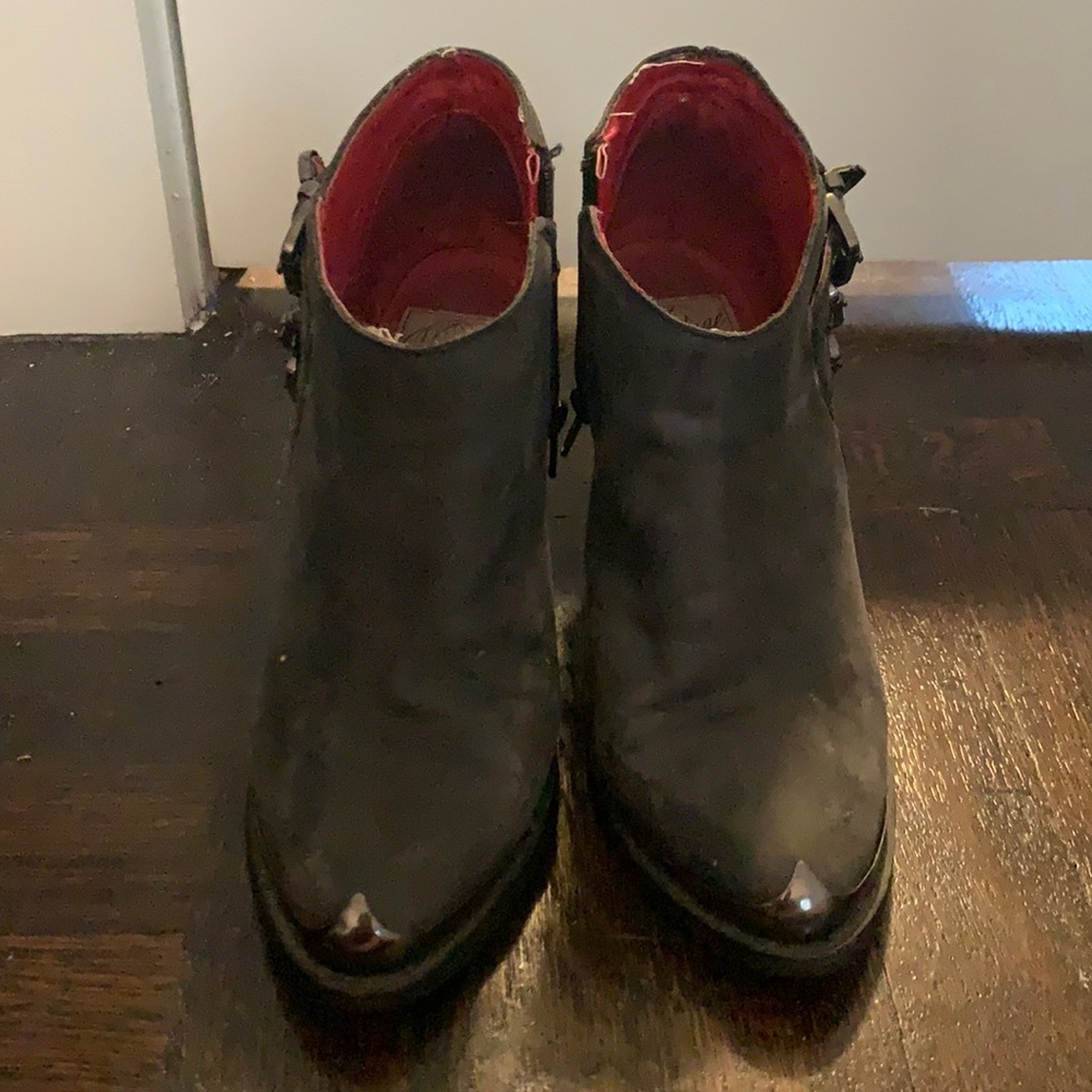 Jeffrey Campbell booties, barely worn. ~3” heels.
